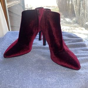 Velvet heels